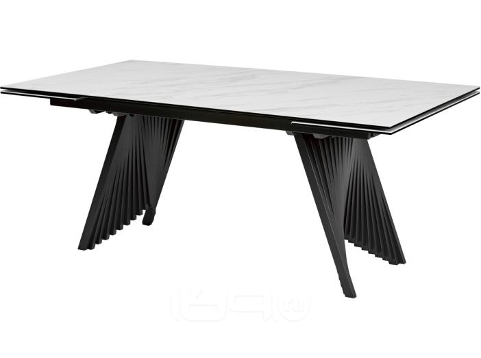 Стол IVAR 180 MARBLES KL-99 Белый мрамор, итальянская керамика