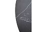 Стол TERNI 120 MATT BLACK MARBLE SOLID CERAMIC Черный мрамор матовый, керамика /Черн.каркас, ®DISAUR