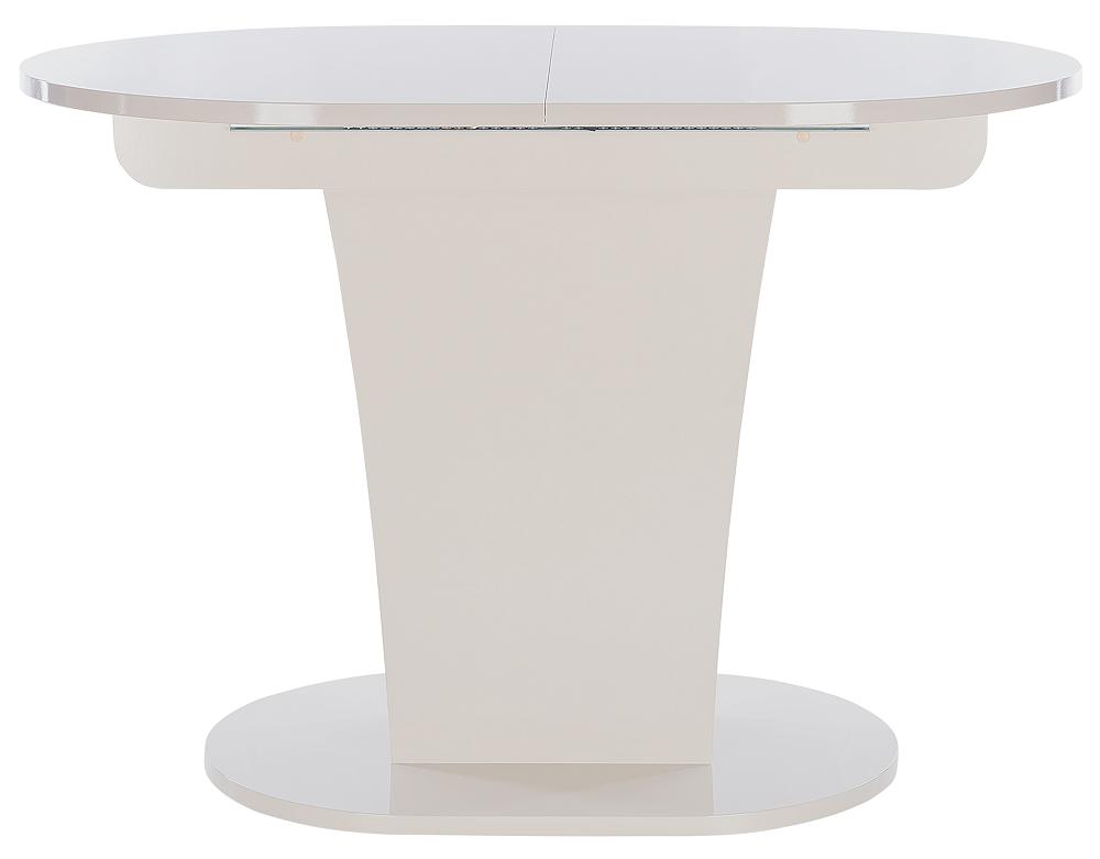 Стол раздвижной Leset Флер 1100(1420)*800*750 Бежевый глянец стол раздвижной leset меган бодега белый серый