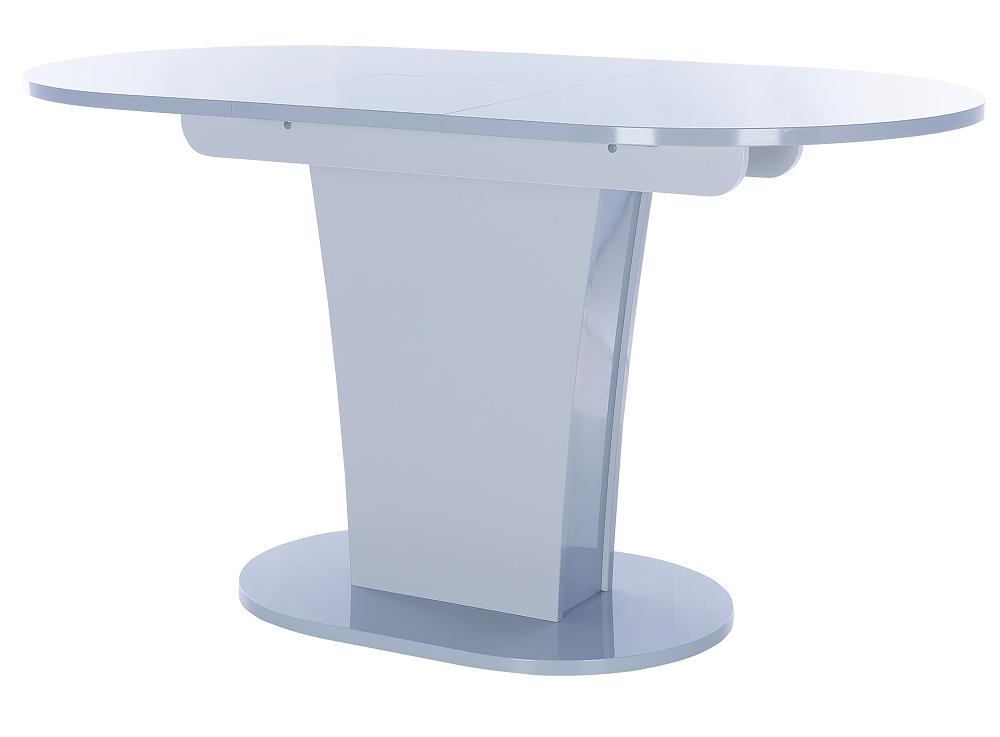 Стол раздвижной Leset Флер 1100(1420)*800*750 Серый глянец стол раздвижной leset бари 1100 1450 760 755 бодега белый серый