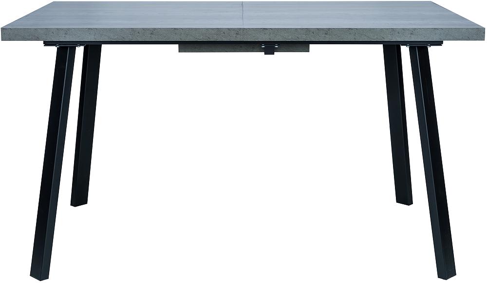 Стол раздвижной Leset Хаген 2Р 1400(1800)*800*750 металл Черный/Бетон бусина для творчества металл