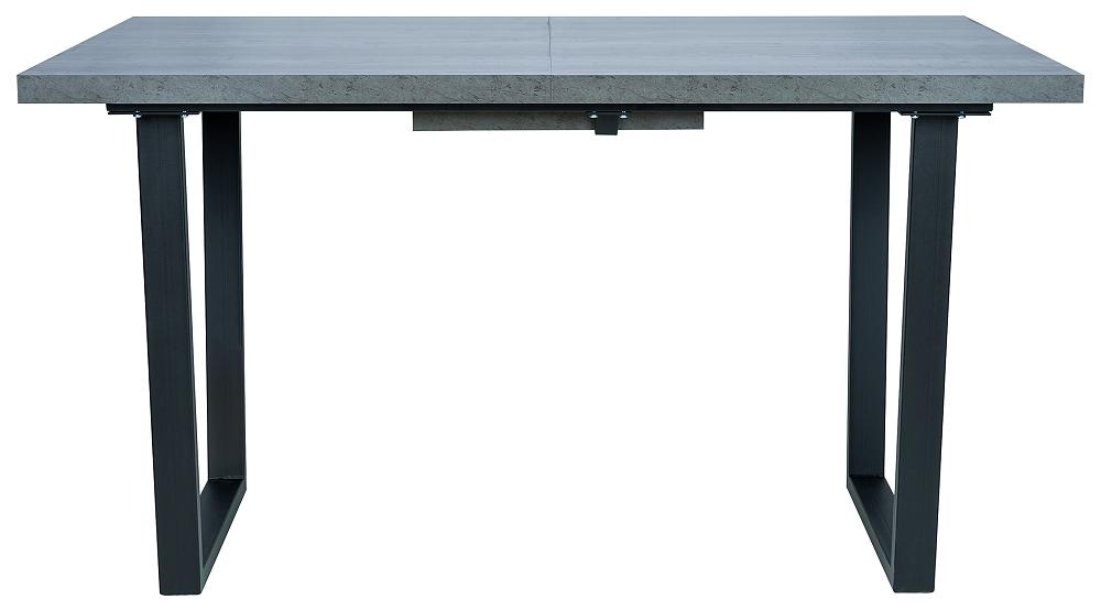 Стол раздвижной Leset Ларс 2Р 1400(1800)*800*750 металл Черный/Бетон