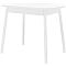 Стол раздвижной Leset Мидел МИНИ металл Белый, стекло Белое