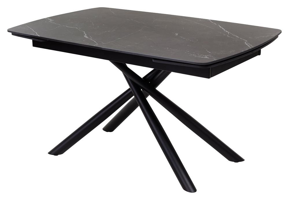 

Стол RIVOLI 140 MATT BLACK MARBLE SINTERED STONE/ BLACK