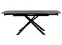 Стол RIVOLI 140 MATT BLACK MARBLE SOLID CERAMIC / BLACK, ®DISAUR