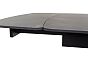 Стол RIVOLI 140 MATT BLACK MARBLE SOLID CERAMIC / BLACK, ®DISAUR