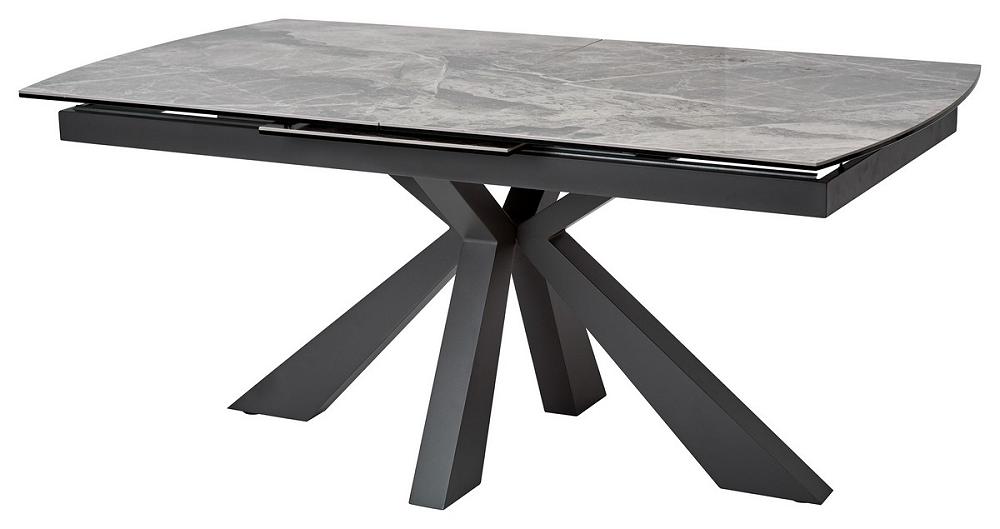 Стол ROVIGO 170 ITALIAN DARK GREY Серый мрамор глянцевый, керамика/ GREY1 каркас ahm grey стул