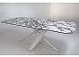 Стол VICENZA 220 BULGARI WHITE, керамика / белый, ®DISAUR