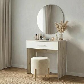 С/Г Мартина Туалетный стол (Кашемир, Дуб Крафт серый)