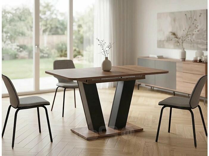 Стол раздвижной Leset Тайп Дуб табачный/Графит