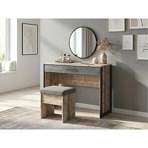 Стол туалетный HUGO Дуб Гранж/Железный камень