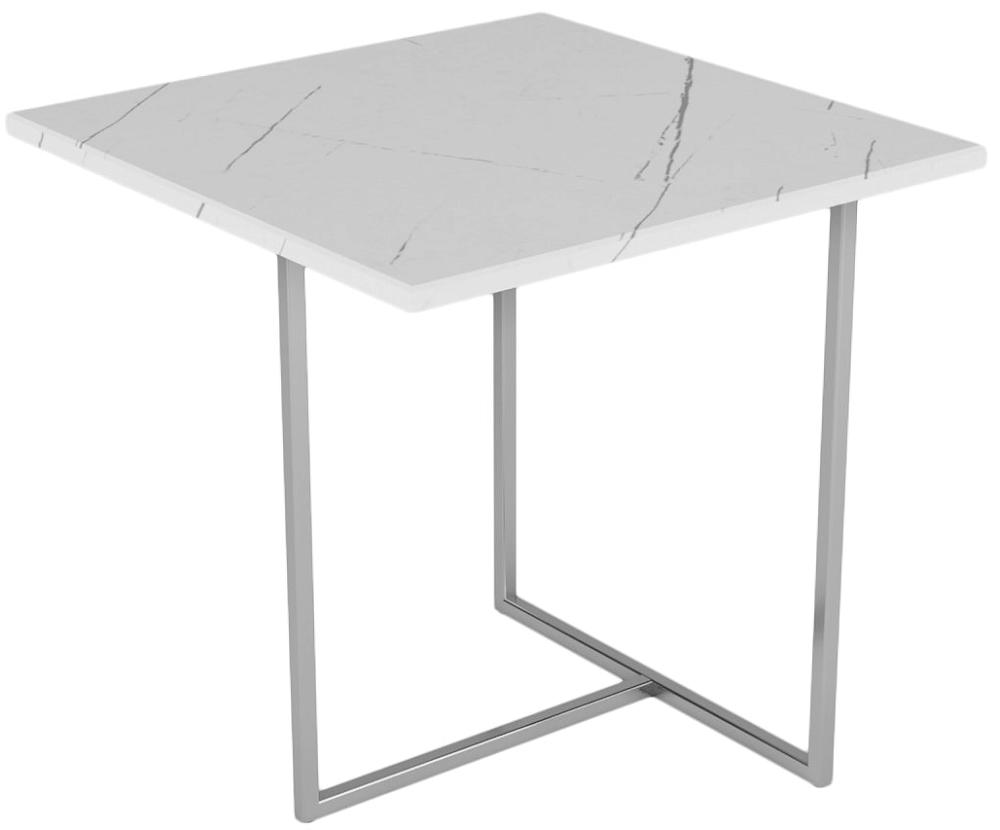 Стол журнальный Бекко (белый мрамор) стол ivar 180 marbles kl 188 контрастный мрамор итальянская керамика