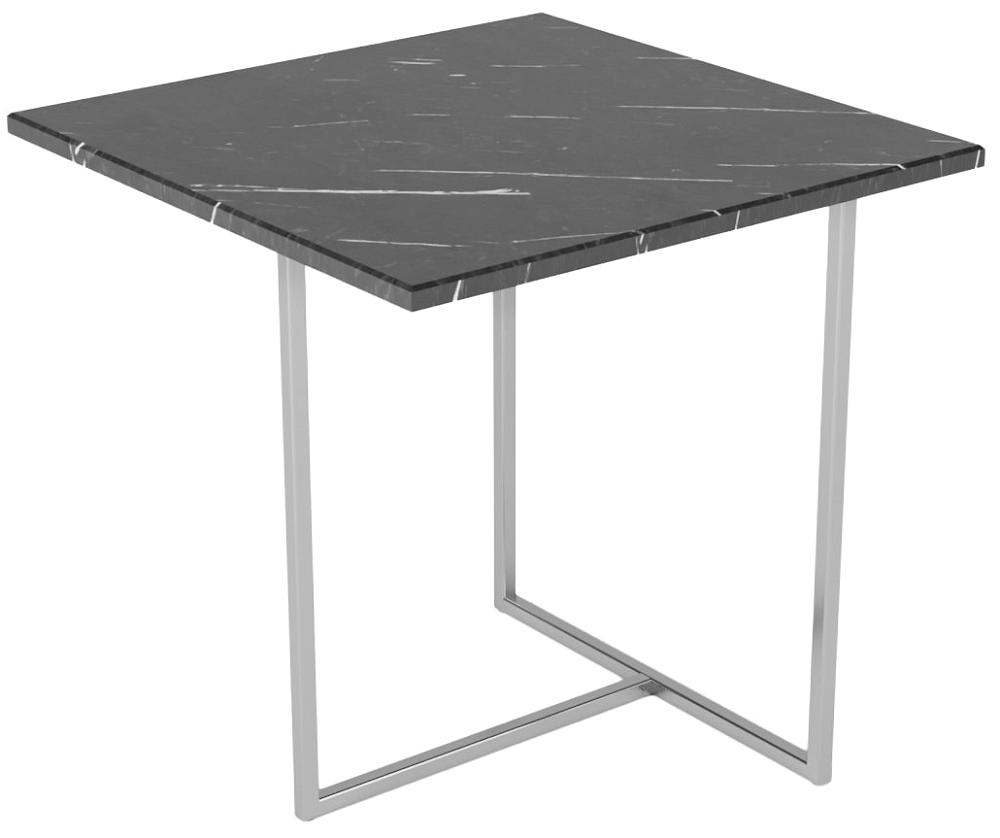 Стол журнальный Бекко (черный мрамор) столик журнальный art champ 100х50х50 см серебристый