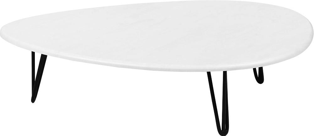 Стол журнальный Дадли (белый бетон) столик журнальный art champ 100х50х50 см серебристый