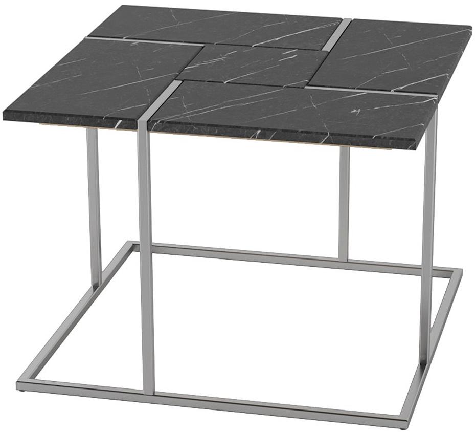 Стол журнальный Калифорния черный мрамор столик журнальный art champ 100х50х50 см серебристый