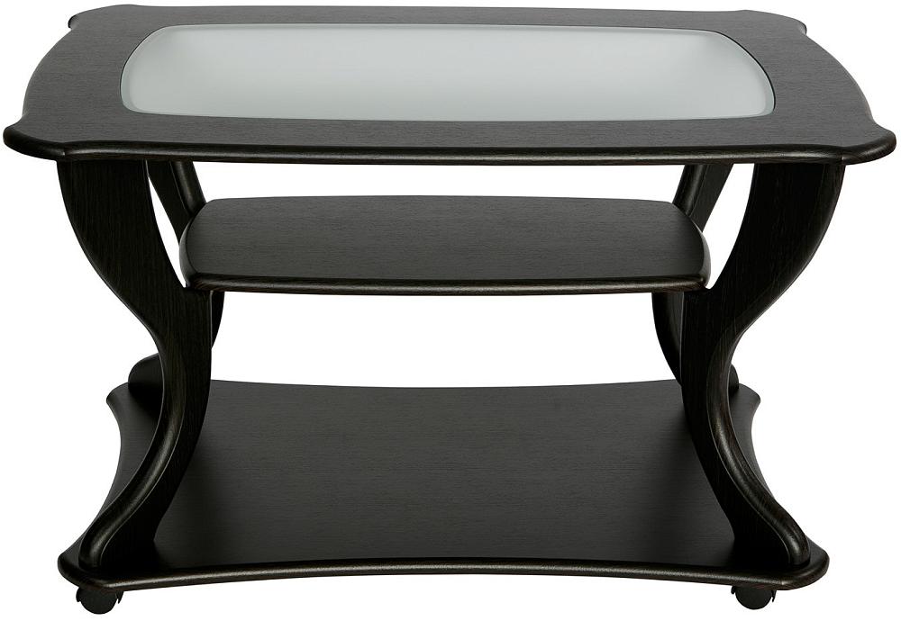 Стол журнальный Маэстро+ стекло СЖС-02 (венге) журнальный столик вог венге
