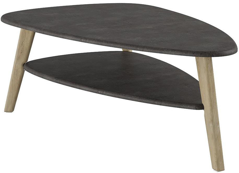 Стол журнальный Ричмонд серый бетон/дуб сонома кухонный стол фантазия дуб сонома