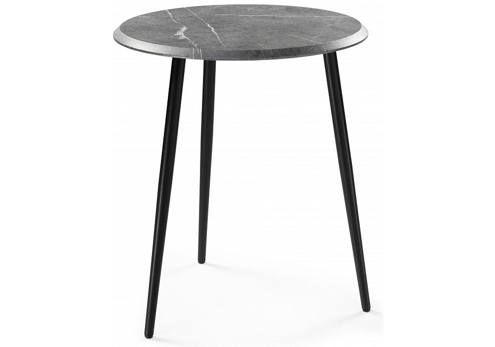 Журнальный стол Абелия мрамор темно-серый/черный матовый кресло ns rattan mavi 57x59x87cm темно коричневое