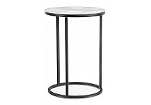 

Журнальный стол Иберис белый мрамор/черный, Белый;черный