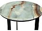 Журнальный стол Роб D-450 мрамор голубой