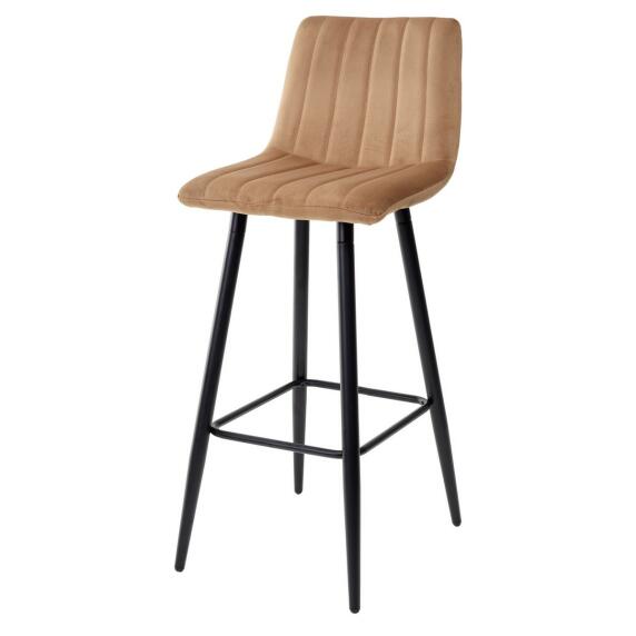Барный стул DERRY G108-72 тоффи, велюр
