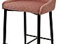 Полубарный стул ARTEMIS BLUVEL-52 PINK (H=65cm), велюр 