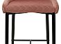Полубарный стул ARTEMIS BLUVEL-52 PINK (H=65cm), велюр 