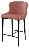 Полубарный стул ARTEMIS BLUVEL-52 PINK (H=65cm), велюр 