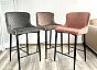 Полубарный стул ARTEMIS BLUVEL-52 PINK (H=65cm), велюр 