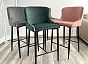Полубарный стул ARTEMIS BLUVEL-52 PINK (H=65cm), велюр 