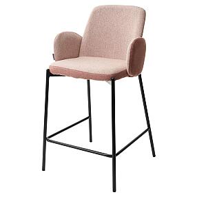 Полубарный стул NYX (H=65cm) VF109 розовый / VF110 брусничный  