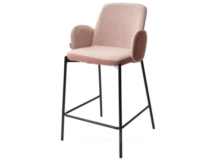 Полубарный стул NYX (H=65cm) VF109 розовый / VF110 брусничный  