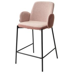 Полубарный стул NYX (H=65cm) VF109 розовый / VF110 брусничный  