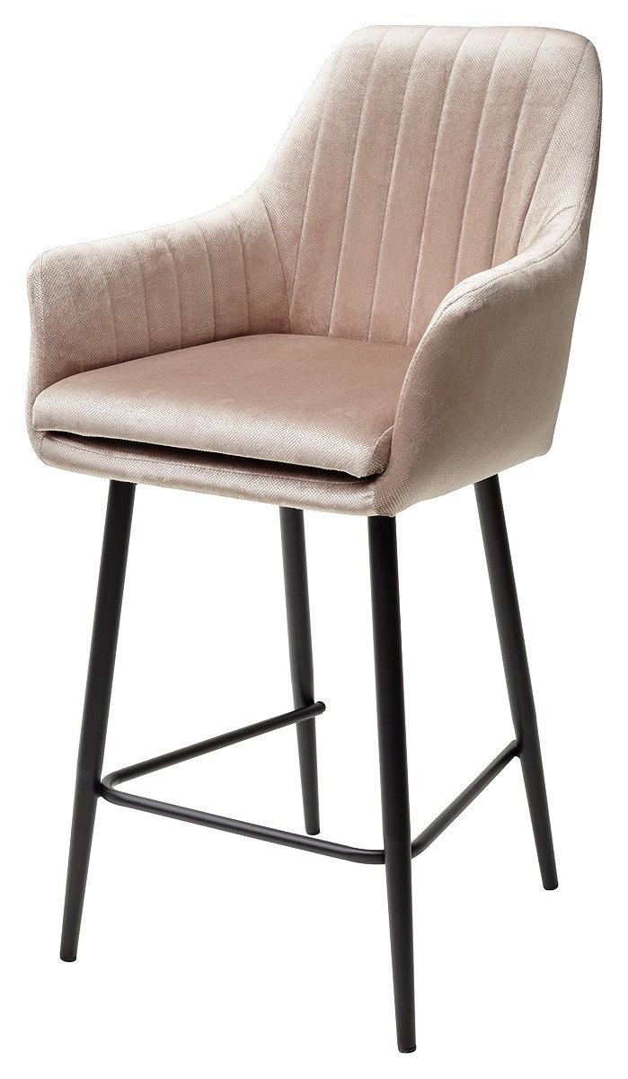 Полубарный стул Роден Blitz 05 Серо-бежевый, велюр (H=65cm) полубарный стул роден blitz 14 графит велюр h 65cm