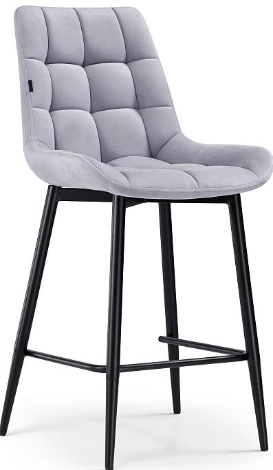 Барный стул Алст серо-лиловый/чёрный портмоне zippo серо чёрный камуфляж натуральная кожа 11 228 2 см