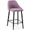 Барный стул  Джама лавандовый / черный матовый