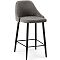 Барный стул  Джама темно-серый / черный матовый