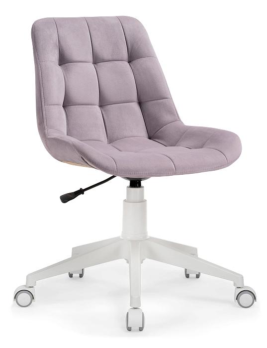 Компьютерное кресло  Келми 1 светло-лиловый / белый кресло liyasi оливия светло серое 72x67x66 см