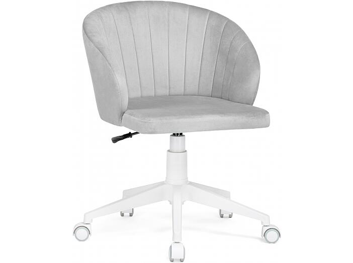 Компьютерное кресло  Пард confetti silver серый / белый