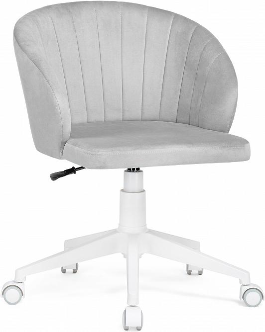 Компьютерное кресло  Пард confetti silver серый / белый