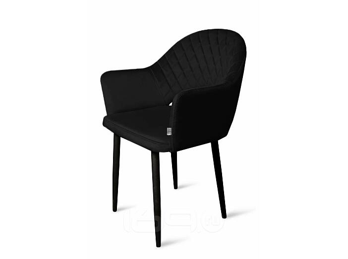Кресло София НЬЮ черное матовое (Velutto 34 черный)