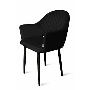 Кресло София НЬЮ черное матовое (Velutto 34 черный)