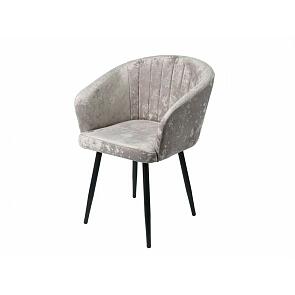 Кресло Верона черное матовое (Краш 05 кашемир)