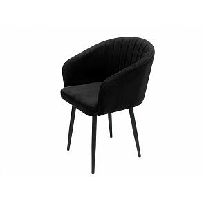 Кресло Верона черное матовое (Velutto 34 черный)