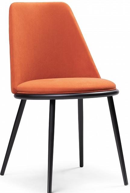 Стул  Алдис катания флам / черный матовый офисное кресло ch 330m оранжевый велюр