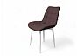 Стул Бостон белый матовый (Velutto 36 какао)