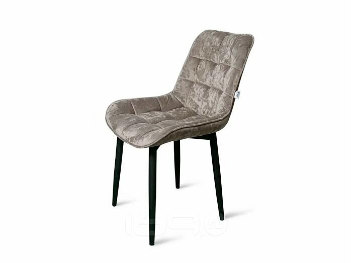 Стул Бостон черный матовый (Краш 05 кашемир)