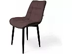 Стул Бостон черный матовый (Velutto 36 какао)