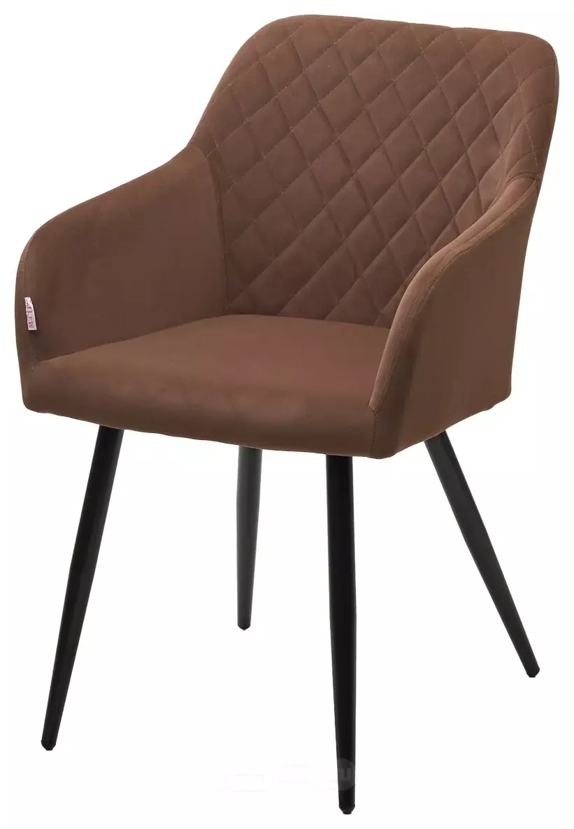 Стул BRANDY 505-11 Кофе, велюр "беспальчиковый"/чёрный каркас