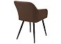 Стул BRANDY 505-11 Кофе, велюр "беспальчиковый"/чёрный каркас